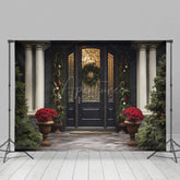 Aperturee - Aperturee Christmas Vibe Villa Decoration Holiday Backdrop
